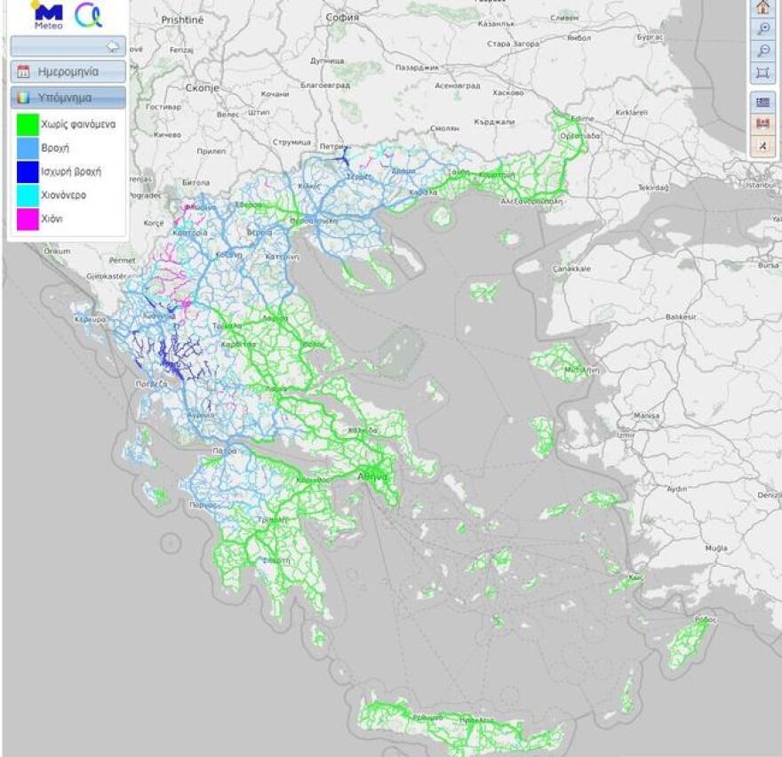 Καιρός: Έκτακτο δελτίο επιδείνωσης  - Ισχυρές καταιγίδες και χαλάζι από τα δυτικά, με ισχυρούς ανέμους  