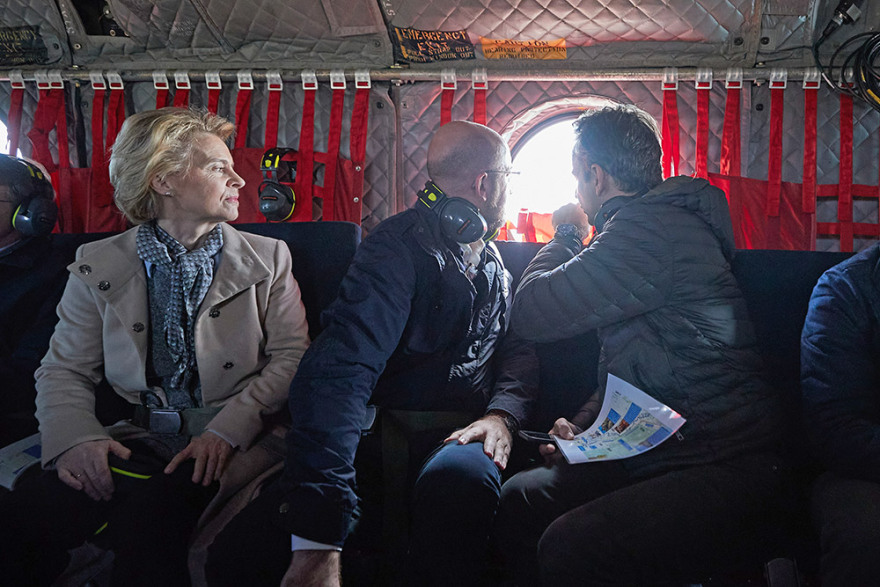 Μεταναστευτικό: Στον Έβρο η ηγεσία της ΕΕ για αυτοψία - Δείτε φωτογραφίες 