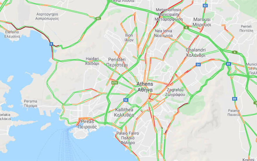 Κίνηση: «Έμφραγμα» στην εθνική οδό Αθηνών – Κορίνθου από καραμπόλα τριών οχημάτων