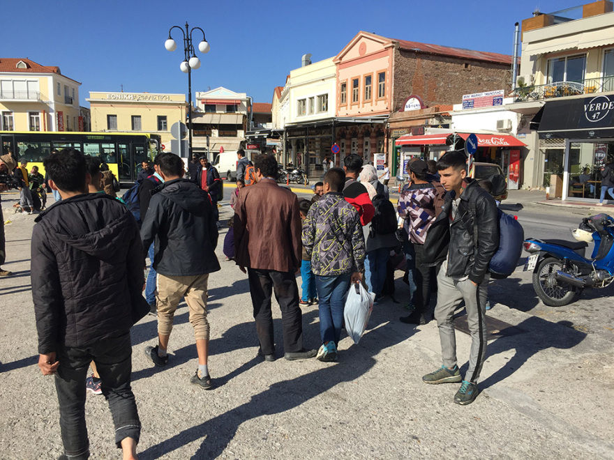 Μυτιλήνη: Δεκάδες μετανάστες βρέθηκαν με εισιτήρια για να αναχωρήσουν προς Πειραιά