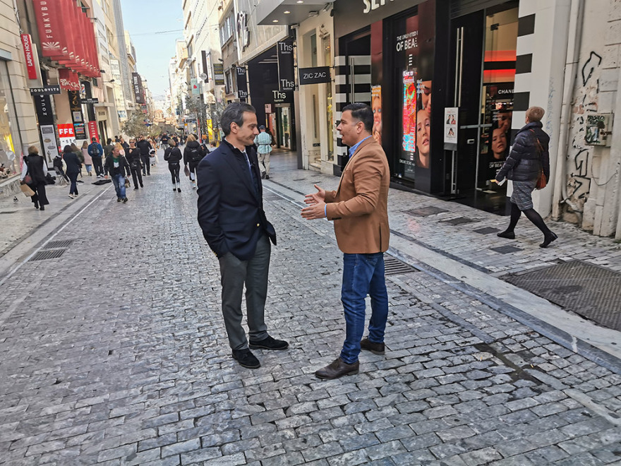 Κορωνοϊός: Μέτρα για να μείνει η αγορά ζωντανή ζητά ο πρόεδρος του Εμπορικού Συλλόγου Αθηνών