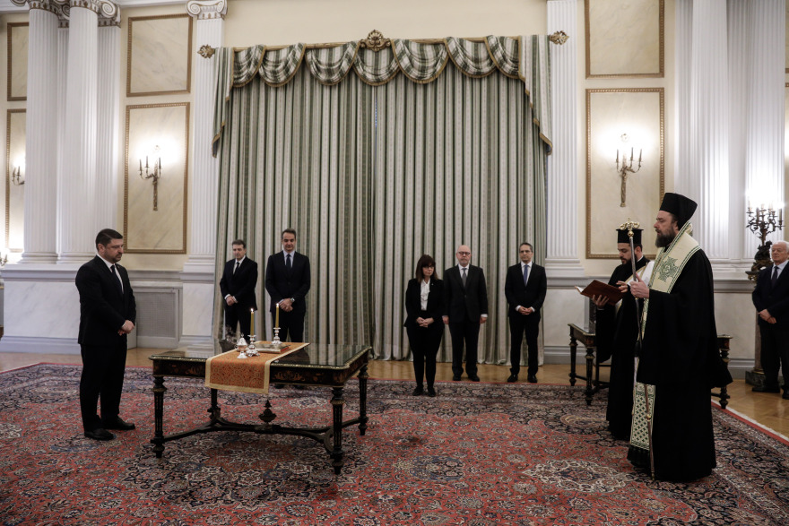 Κορωνοϊός - Νίκος Χαρδαλιάς: Ορκίστηκε υφυπουργός Πολιτικής Προστασίας 