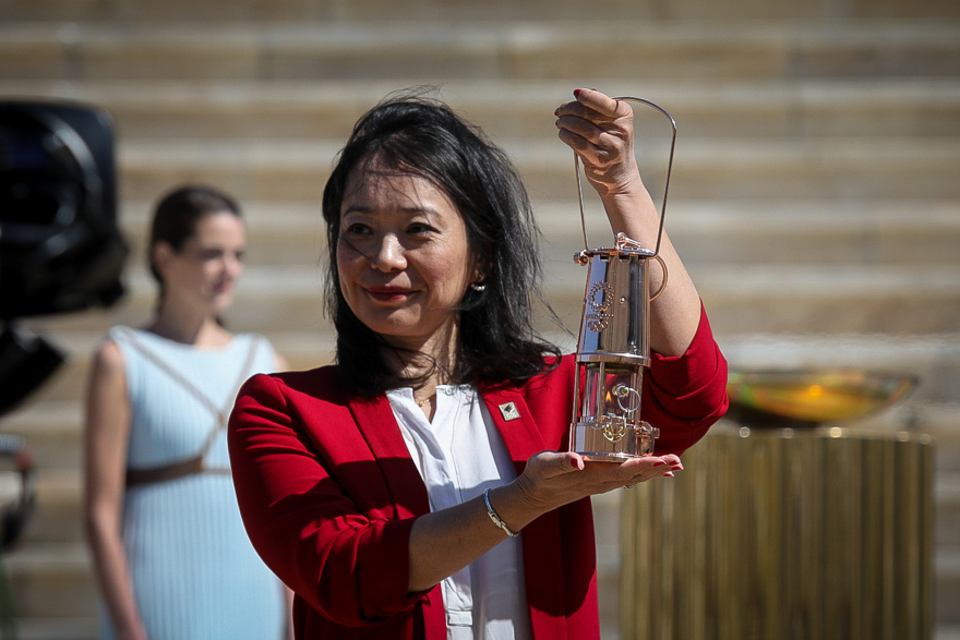 Παράδοση Ολυμπιακής Φλόγας: Με Πετρούνια-Στεφανίδη στο άδειο Παναθηναϊκό Στάδιο