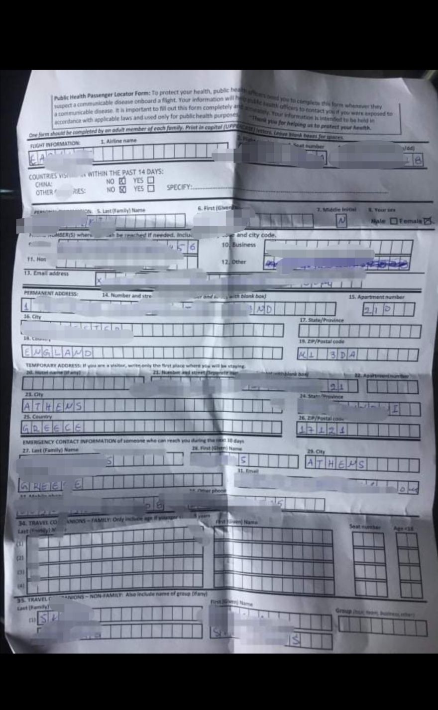 Κορωνοϊός: Πόρτα-πόρτα οι έλεγχοι για την καραντίνα όσων έρχονται από το εξωτερικό