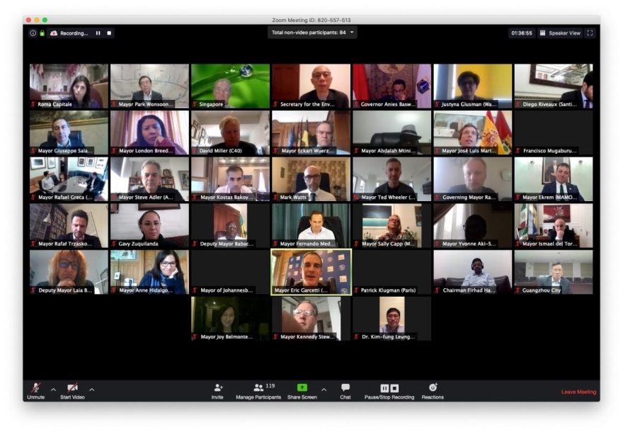 Κορωνοϊός: Τηλεδιάσκεψη Μπακογιάννη με 45 δημάρχους μεγάλων ξένων πόλεων 