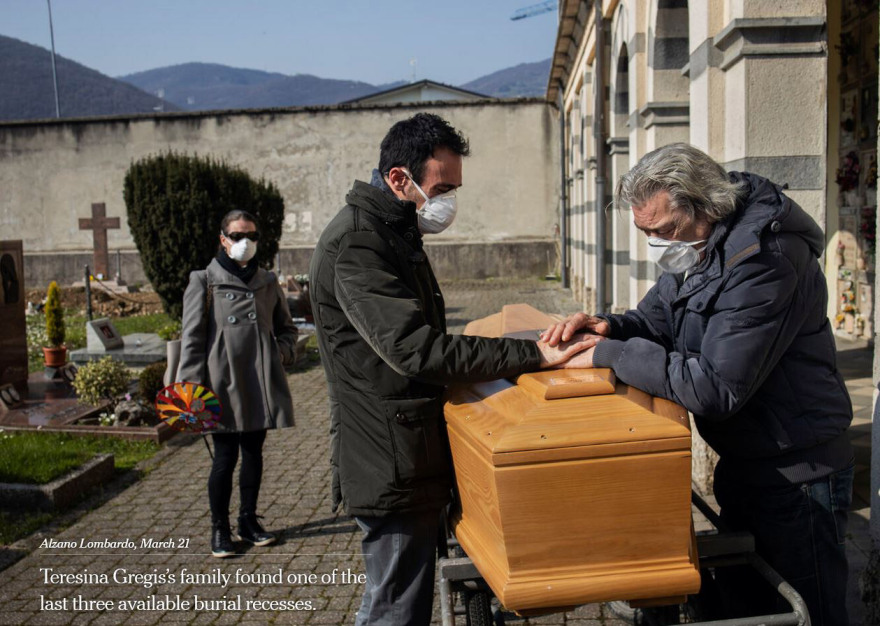 Κορωνοϊός: Το συγκλονιστικό οδοιπορικό των New York Times στο Μπέργκαμο