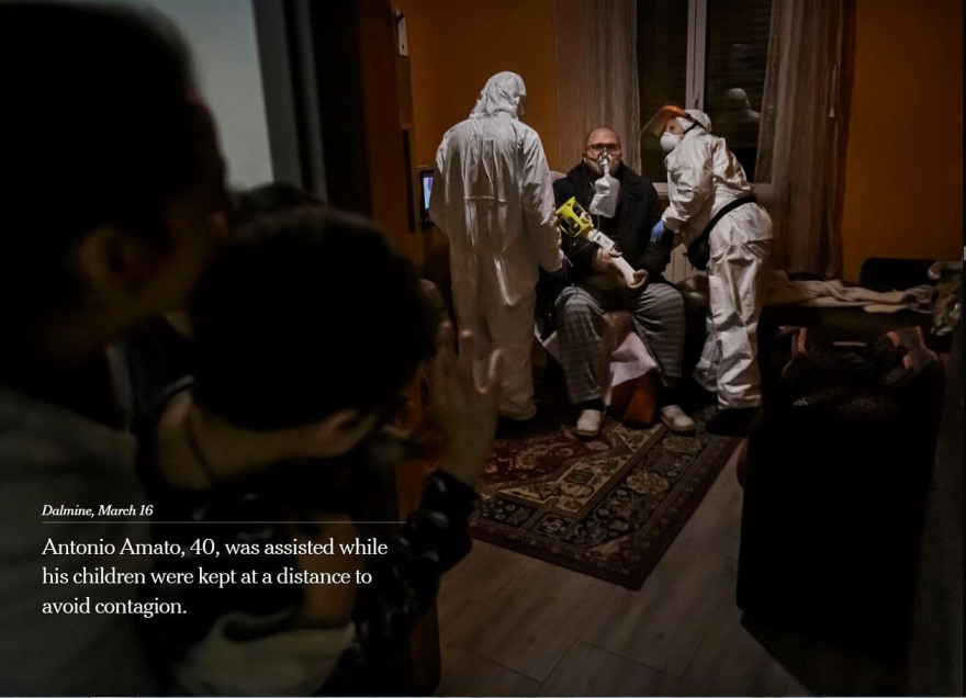 Κορωνοϊός: Το συγκλονιστικό οδοιπορικό των New York Times στο Μπέργκαμο