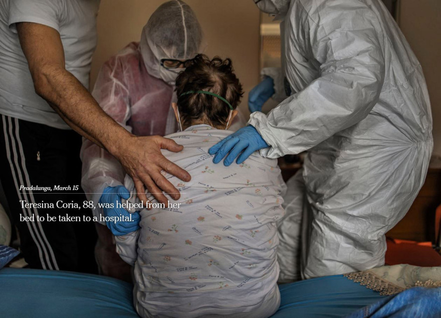 Κορωνοϊός: Το συγκλονιστικό οδοιπορικό των New York Times στο Μπέργκαμο