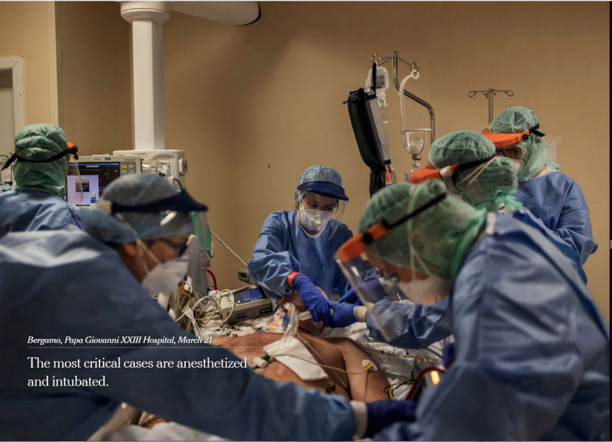 Κορωνοϊός: Το συγκλονιστικό οδοιπορικό των New York Times στο Μπέργκαμο