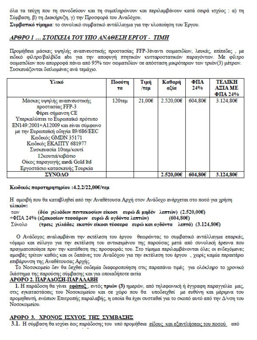 Κορωνοϊός: Αισχροκέρδεια στα ιατρικά υλικά καταγγέλλει η ΠΟΕΔΗΝ 