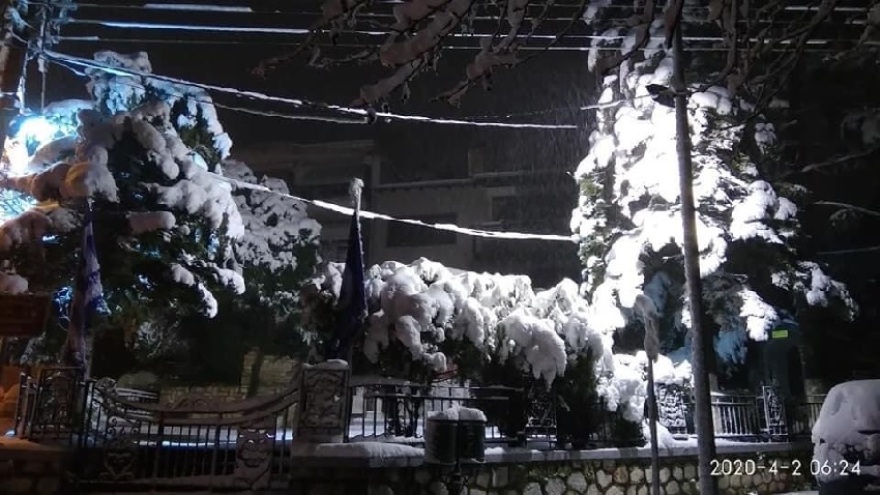 Καιρός: Στα «λευκά» η Βόρεια Ελλάδα - Δείτε φωτογραφίες και βίντεο  