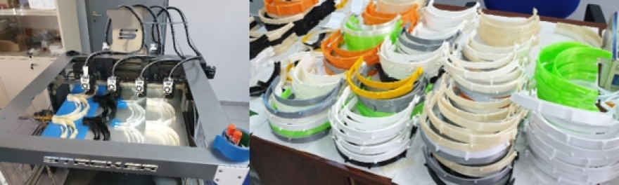 Κορωνοϊός: To ΕΜΠ κατασκεύασε και παρέδωσε 100 προμετωπίδες σε «Ευαγγελισμό» και «Σωτηρία»