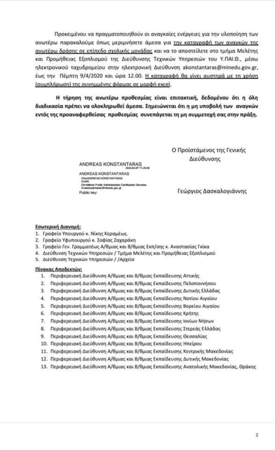  Κεραμέως: Δημόσιο «ευχαριστώ» από δικηγόρο γιατί μερίμνησε για μαθητές που δεν έχουν υπολογιστές