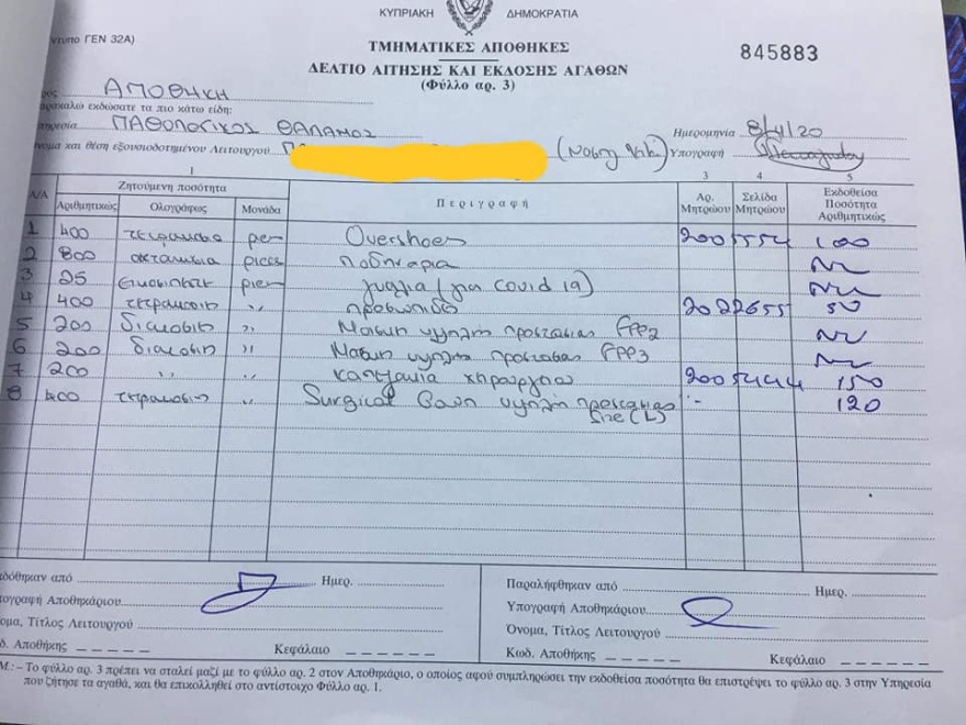 Κορωνοϊός: Σακούλες σκουπιδιών χρησιμοποιούν για «προστατευτικό εξοπλισμό» στο νοσοκομείο της Πάφου