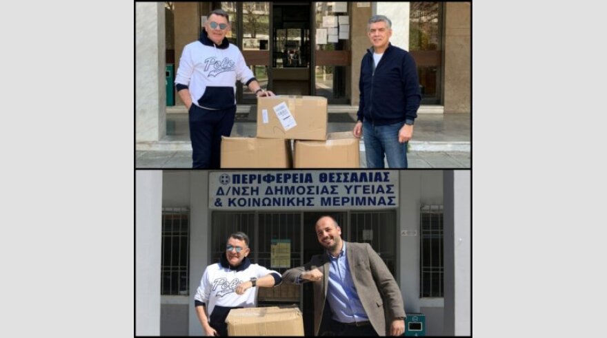 Κορωνοϊός: Η ΠΑΕ ΑΕΛ έδωσε 10.000 μάσκες για τους Ρομά