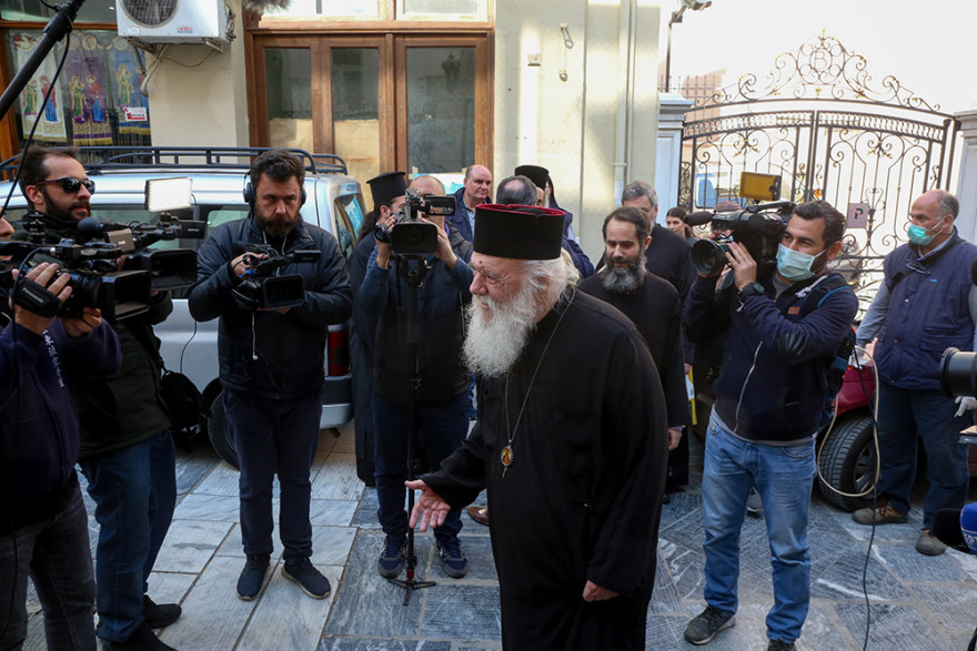 Αρχιεπίσκοπος Ιερώνυμος: Δεν συζητείται η Θεία Κοινωνία, η συνάθροιση είναι κάτι διαφορετικό