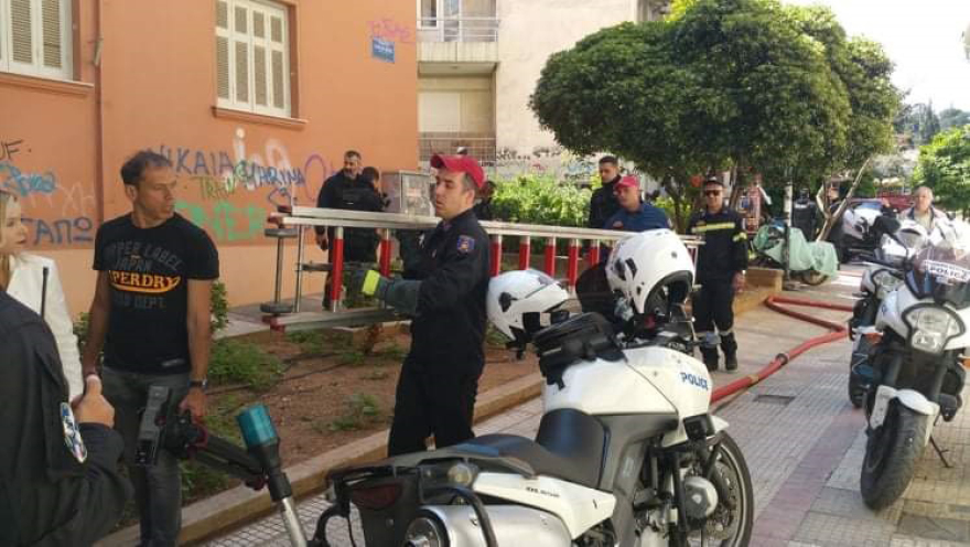 Υπό έλεγχο η φωτιά σε διαμέρισμα στο Παγκράτι