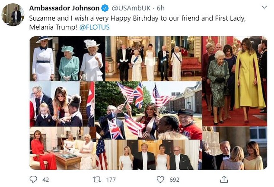 Πενηντάρισε η Μελάνια Τραμπ - Έκοψε τούρτα στον Λευκό Οίκο 