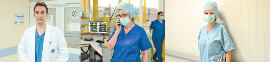 Ευαγγελισμός: Οι ήρωες της πρώτης γραμμής της μάχης με τον κορωνοϊό - Δείτε φωτογραφίες