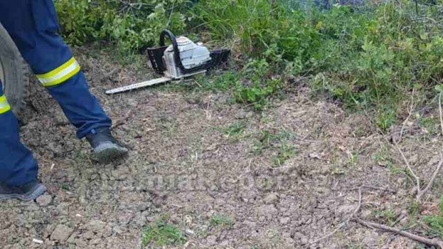 Μοναχές βρήκαν άντρα καταπλακωμένο από δέντρο