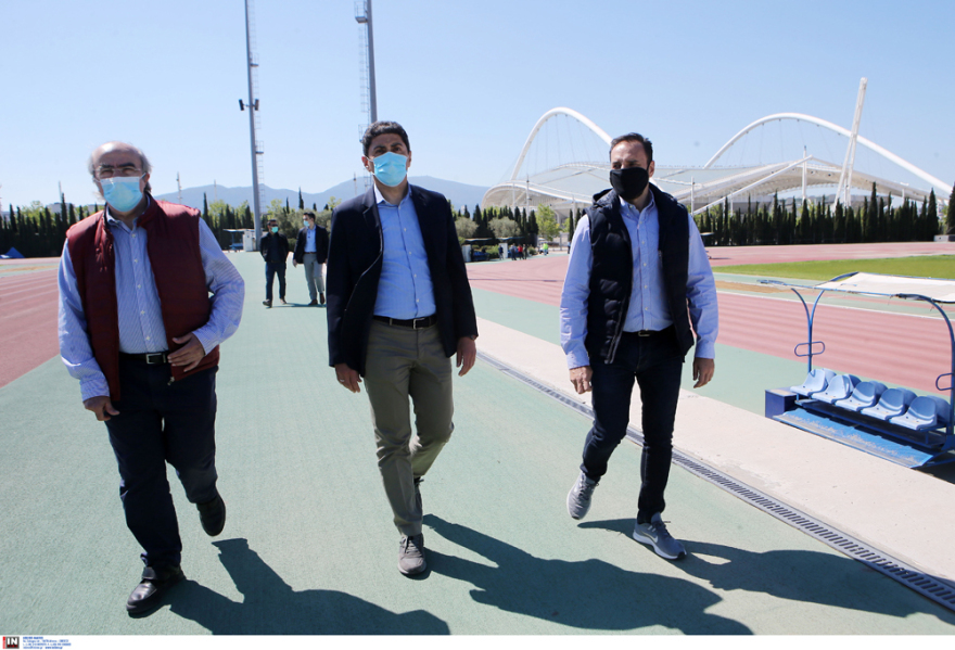 Στο ΟΑΚΑ ο Λευτέρης Αυγενάκης για αυτοψία των μέτρων της σταδιακής επανεκκίνησης του αθλητισμού