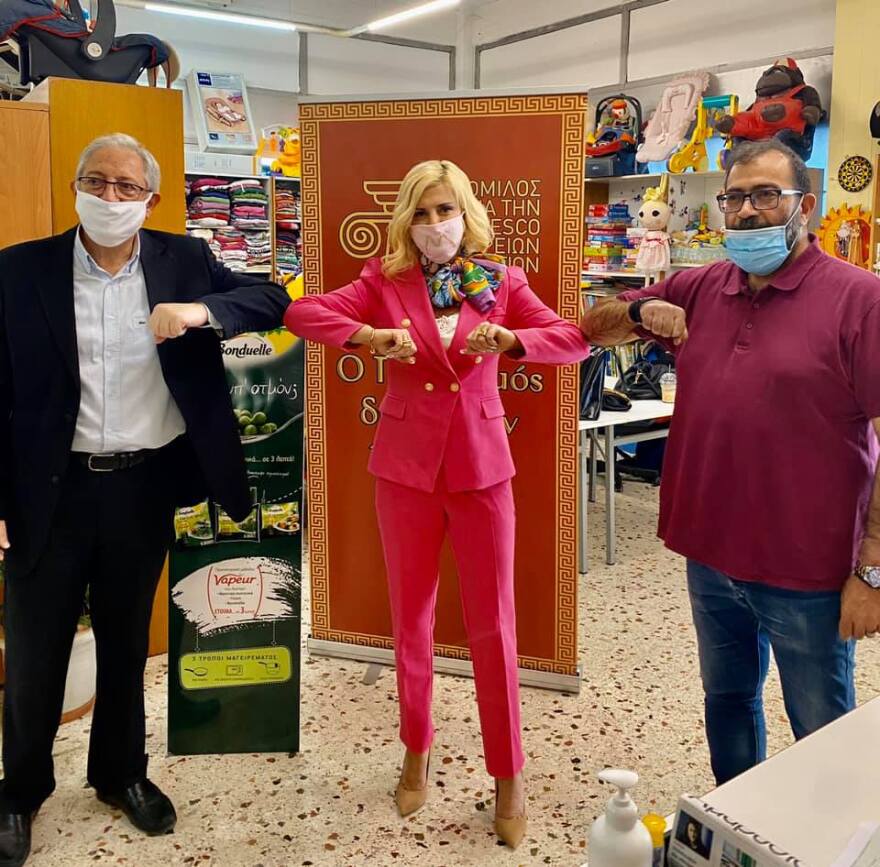 H Μαρίνα Πατούλη επέστρεψε στις δραστηριότητές της με μάσκα και αποστάσεις 