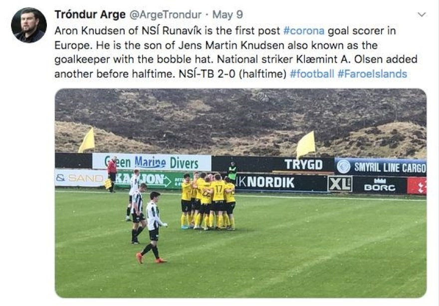 Το ποδόσφαιρο επιστρέφει: Πρώτη... σέντρα στις Φερόες Νήσους