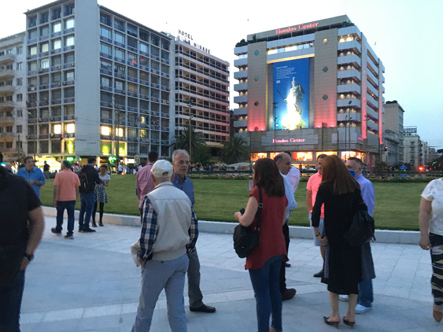 Δήμος Αθηναίων: Εγκαίνια στην πλατεία Ομονοίας με το ανανεωμένο σιντριβάνι