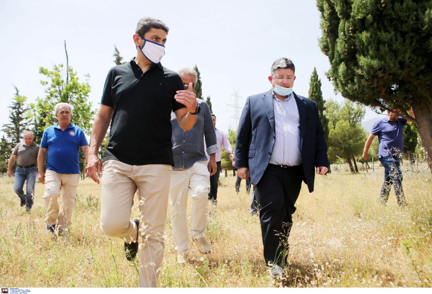  Αυτοψία του Λευτέρη Αυγενάκη στο αναξιοποίητο αθλητικό κέντρο του Ολυμπιακού Χωριού