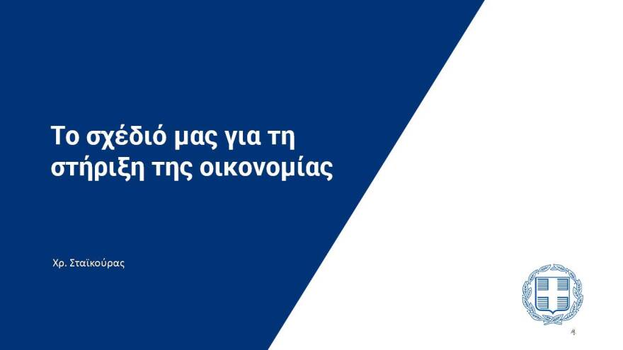 Αυτό είναι το σχέδιο των 24 δισ. για την Οικονομία- Δείτε το σε 43 διαφάνειες