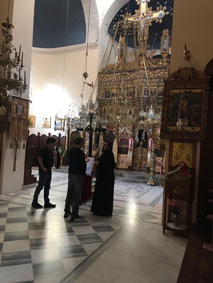 Στα Χανιά ο Κυριάκος Μητσοτάκης - Επισκέφθηκε τη Μονή Αγίας Τριάδας