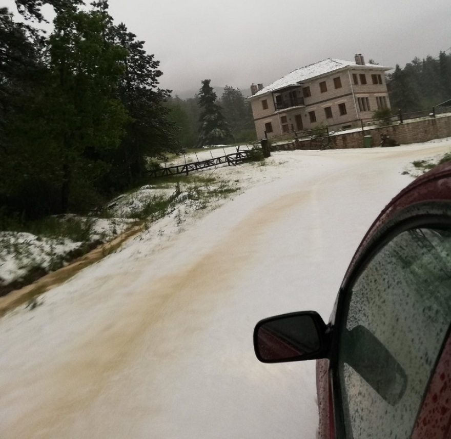 Καιρός - Βόλος: Ισχυρές βροχοπτώσεις στη Μαγνησία