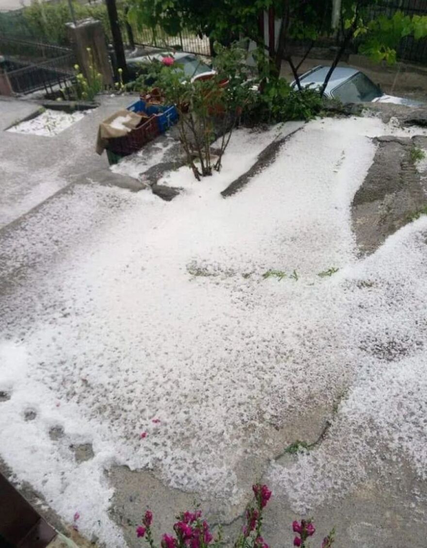 Καιρός - Βόλος: Ισχυρές βροχοπτώσεις στη Μαγνησία