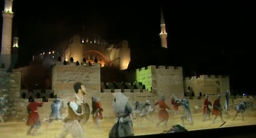Προκλητική φιέστα Ερντογάν για την Άλωση της Πόλης - Διάβασαν το Κοράνι μέσα στην Αγιά Σοφιά