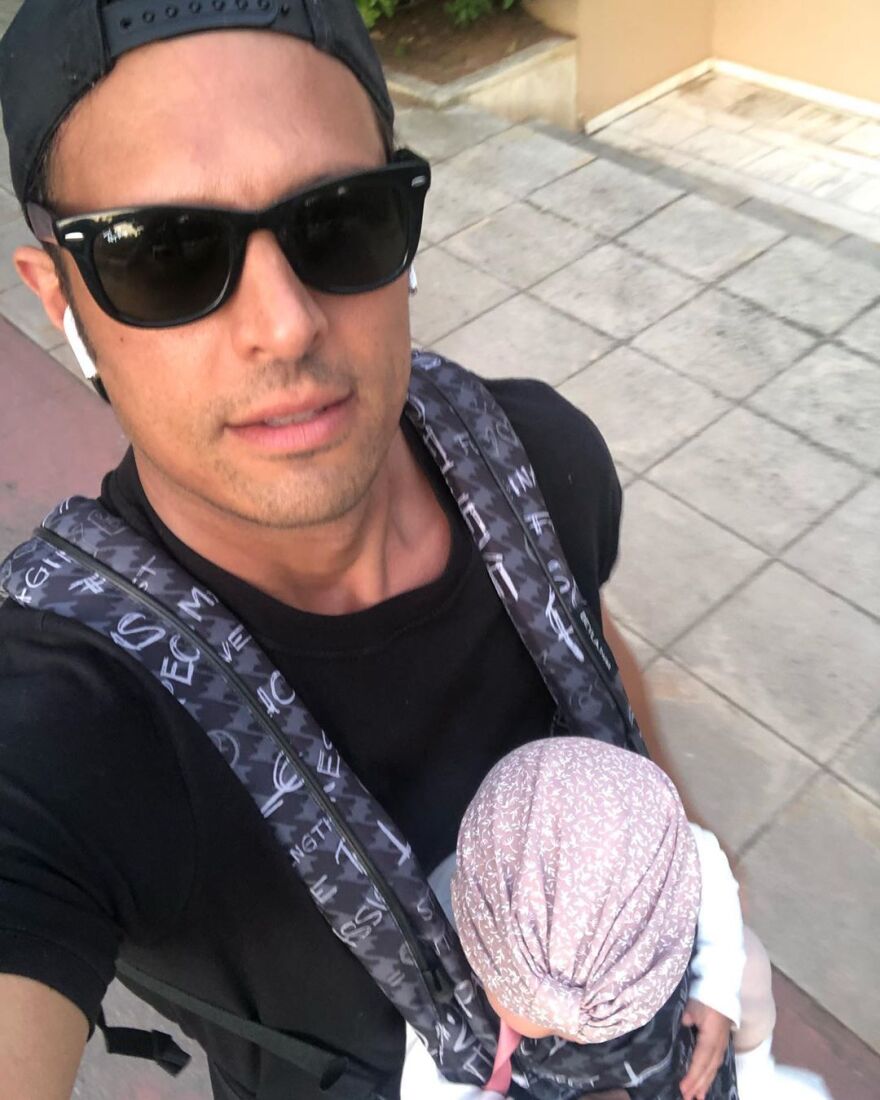 Σάββας Πούμπουρας: Για «ποτάρες» με την πέντε μηνών κόρη του