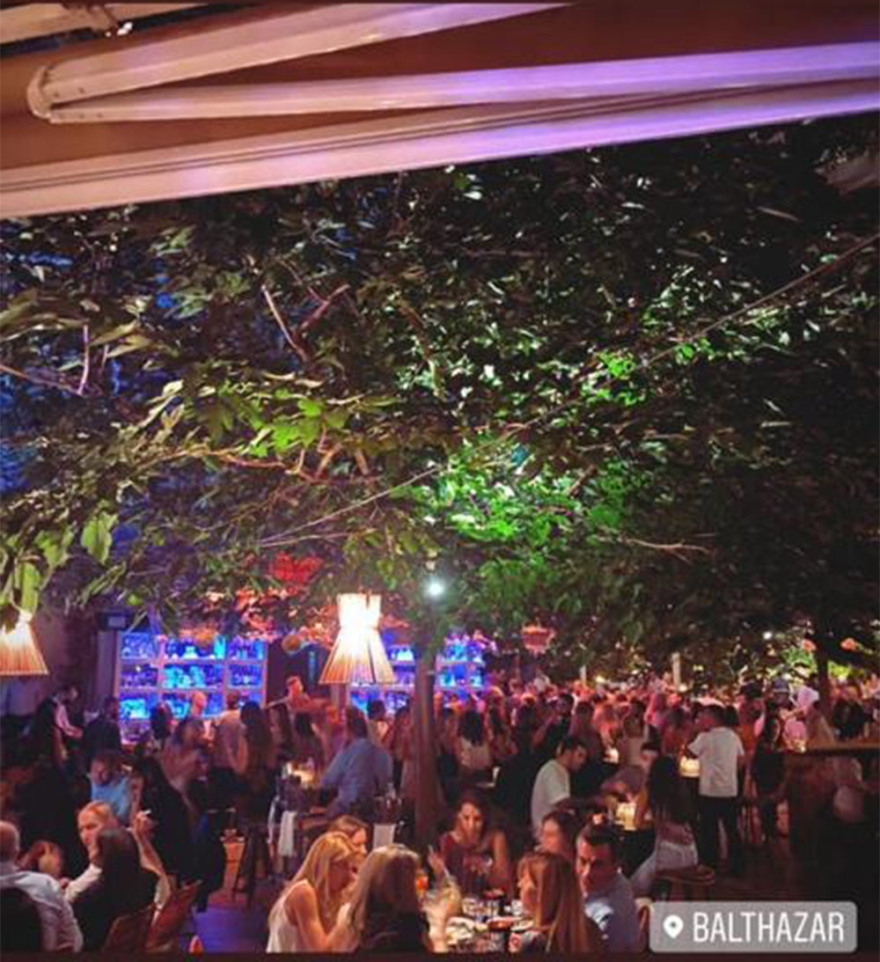   Λουκέτα για συνωστισμό στο Γκάζι, ανενόχλητοι ο ένας πάνω στον άλλο στο Balthazar!