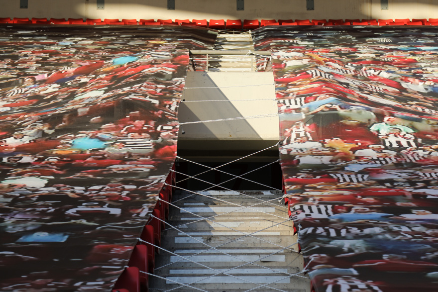 Oλυμπιακός - Άρης: Εικονική εξέδρα στο «Γ. Καραϊσκάκης»