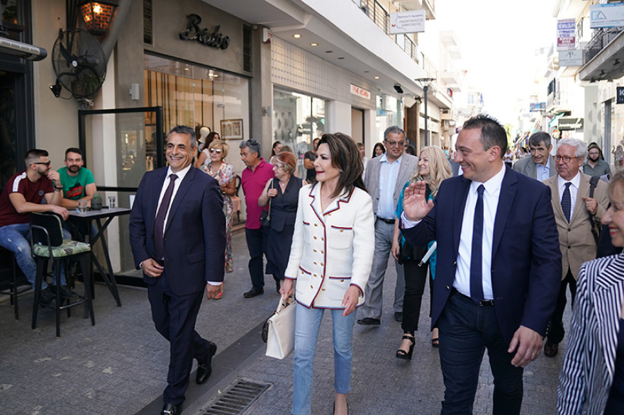 «Ελλάδα 2021»: Επίσκεψη της Γιάννας Αγγελοπούλου στην Τρίπολη