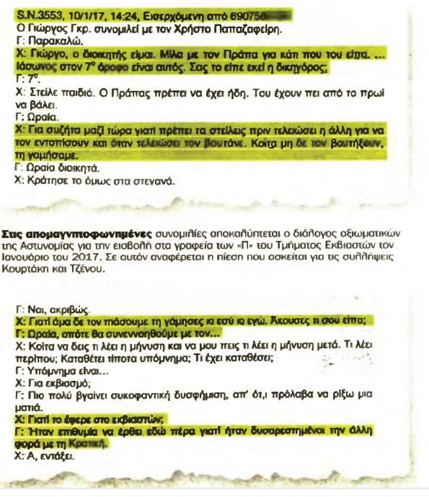 Κανονικό παρακράτος ΣΥΡΙΖΑ-ΑΝΕΛ: Έστηναν δουλειές και παρακολουθήσεις