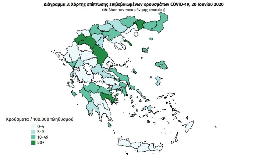 Κορωνοϊός: 19 νέα κρούσματα – Στους 190 οι νεκροί