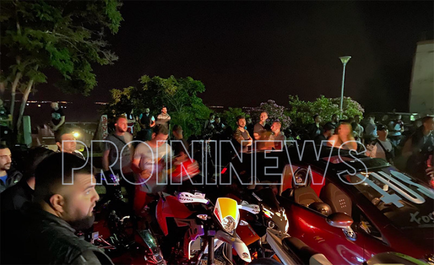 Καβάλα: Δεκάδες δίκυκλα στο ΔΙΠΑΕ για το βίντεο κλιπ του ράπερ TUS