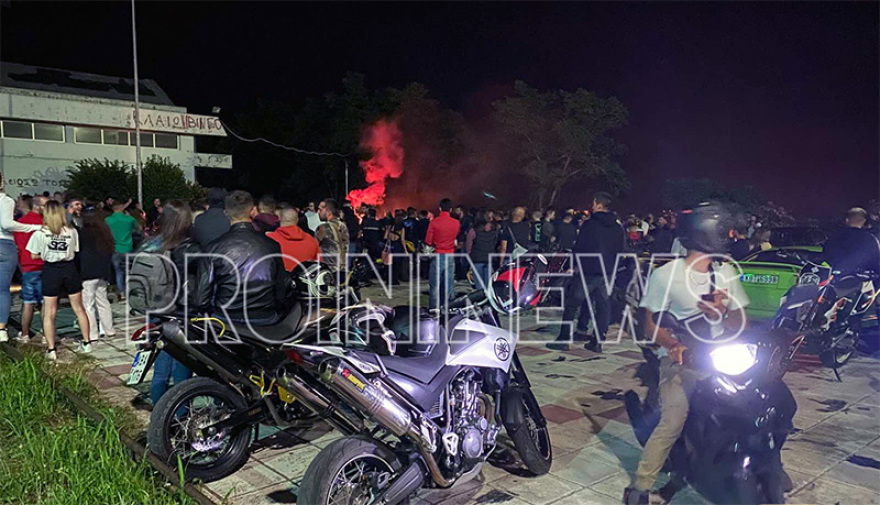 Καβάλα: Δεκάδες δίκυκλα στο ΔΙΠΑΕ για το βίντεο κλιπ του ράπερ TUS