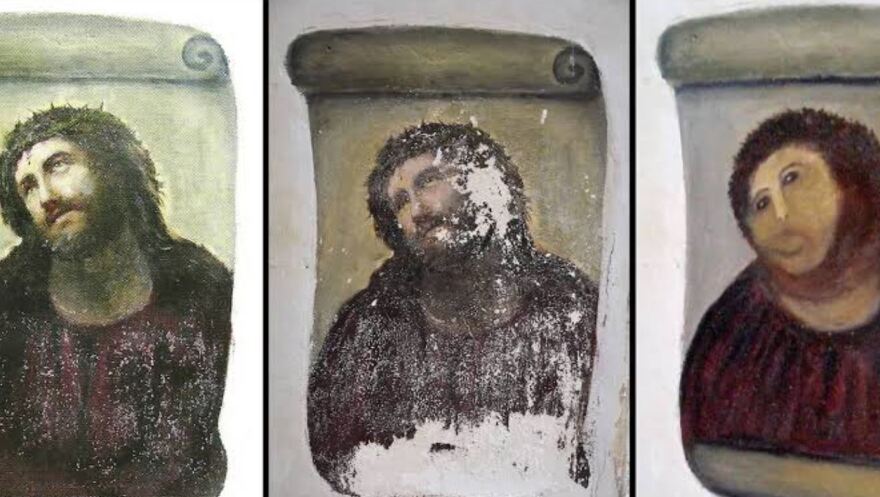 Νέα γκάφα συντηρητή στην Ισπανία αφήνει την Παναγία... αγνώριστη σε πίνακα