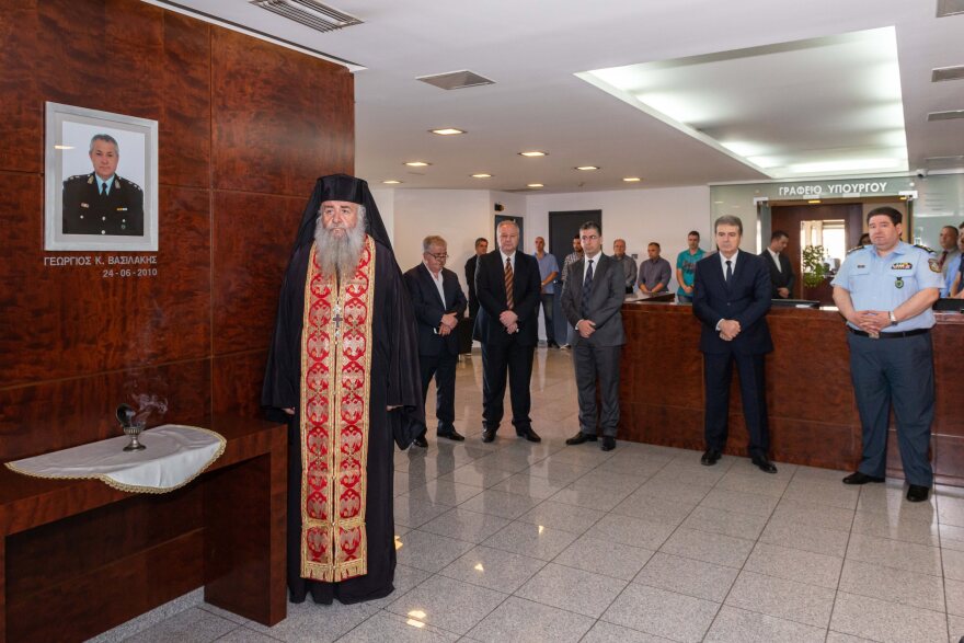 Τρισάγιο στη μνήμη του Ταξίαρχου Γεωργίου Βασιλάκη