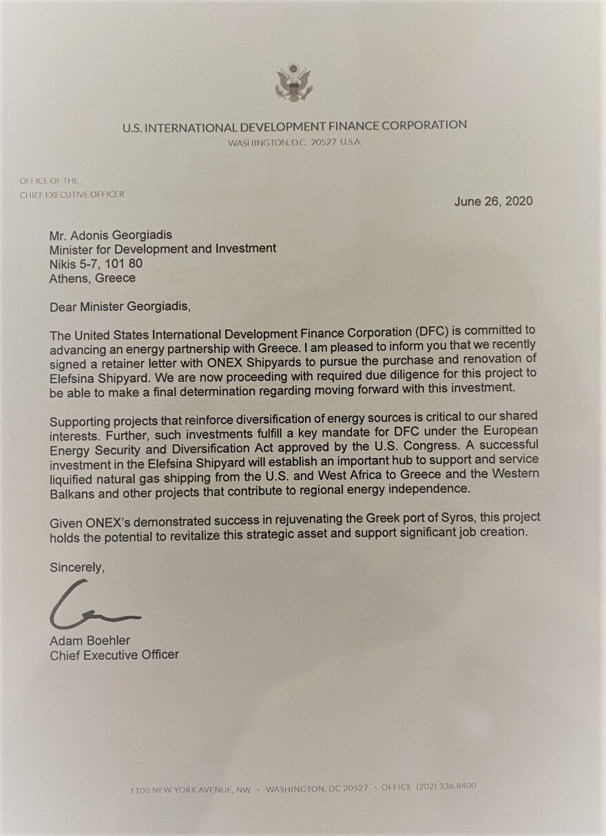 Αμερικανικό ενδιαφέρον για τα ναυπηγεία Ελευσίνας