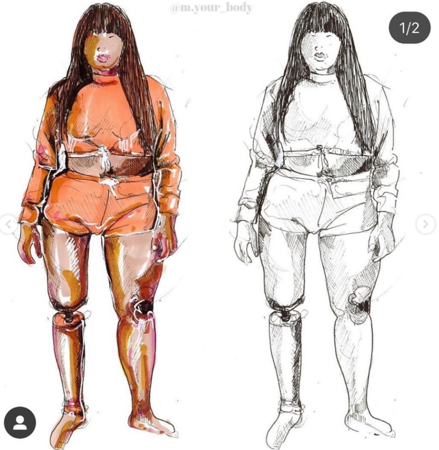 Marsha Elle: Η μαύρη Playmate με το πρόσθετο πόδι εμπνέει την τέχνη