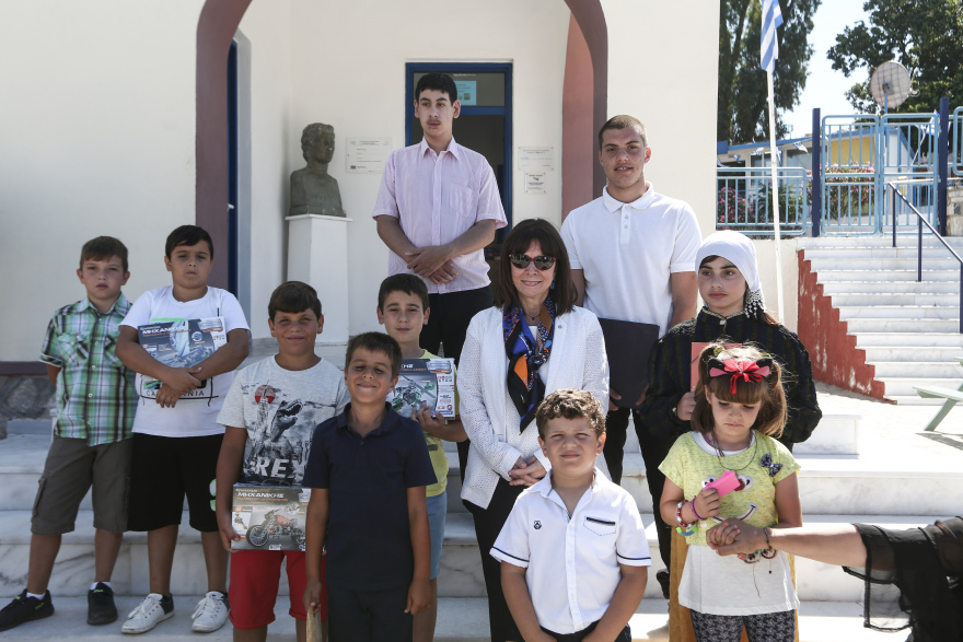 Σακελλαροπούλου από Αγαθονήσι: Η Ελλάδα δεν είναι διατεθειμένη να αποδεχθεί αμφισβητήσεις εθνικών εδαφών