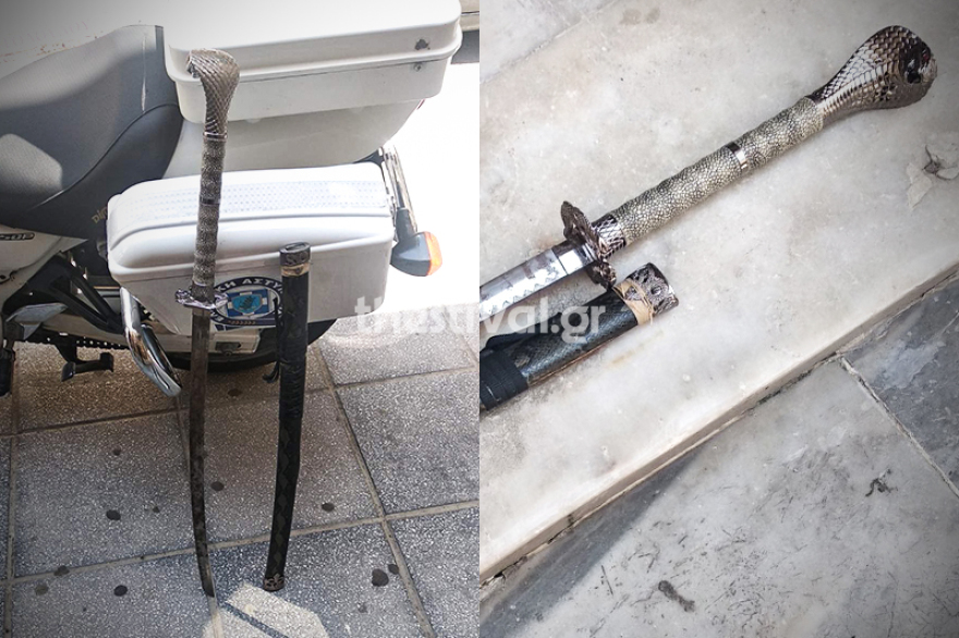 Θεσσαλονίκη: Συνελήφθη 43χρονος με... σπαθί σαμουράι 