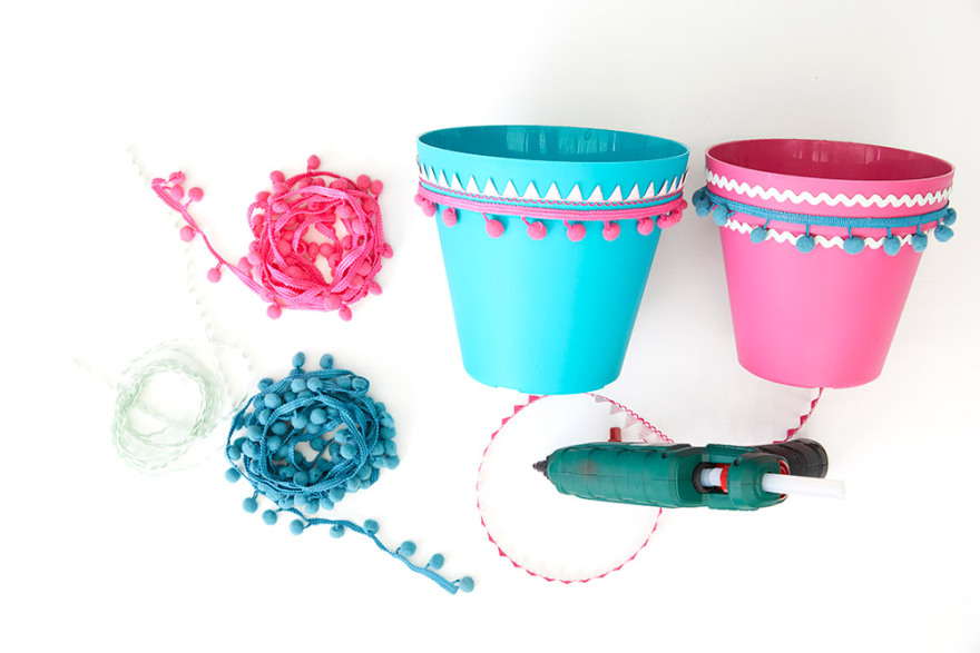 DIY κατασκευές με γεράνια σε γλάστρες