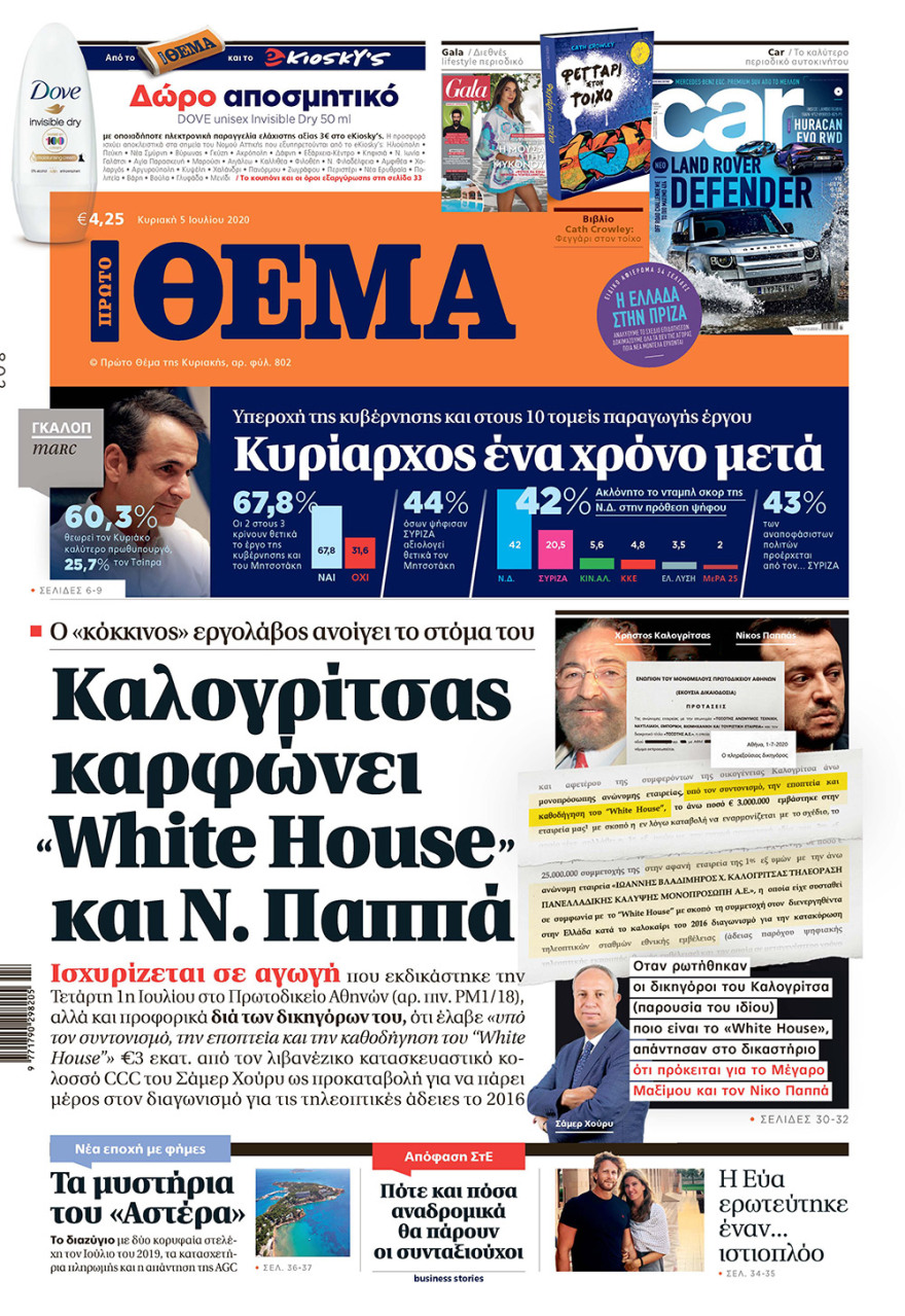 Καλογρίτσας καρφώνει «White House» και Νίκο Παππά